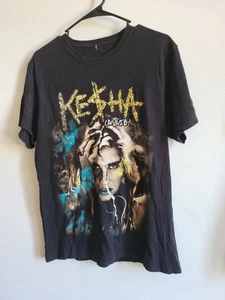 Kesha 2011 Get Sleazy Music Tour T Shirt Size Medium Blk - Picture 1 of 7