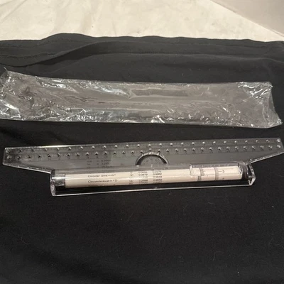 Vintage Parallel Rolling Ruler. New. Made In Taiwan. - Image 1 of 4
