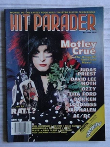 Vintage Magazine Hit Parader July 1986 Motley Crue Judas Priest Ozzy AC/DC 158 - Picture 1 of 14