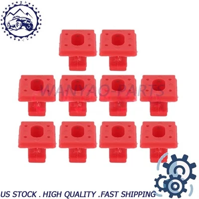 10 piezas Clips de panel de puerta Montajes Tornillos de fijación para BMW E46 E65 E66 E83 Foto 1 de 4