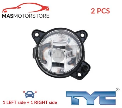 FOG LIGHT LAMP PAIR TYC 19-0606-01-2 2PCS I NEW OE REPLACEMENT - Image 1 of 4