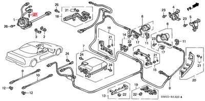 HONDA ACURA GENUINE OEM NSX Tapping Screw (4X12) (Po) SRS Unit ☆ 93913-14280 ☆ - Image 1 of 3