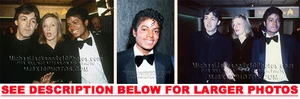 MICHAEL JACKSON 1984 w PAUL McCartney 3xRARE8x10 PHOTOS - Picture 1 of 1
