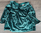 Baby Girl Clothes New Cat And Jack 0 3 Month Green Velvet Like 2Pc Dress And Bloomer