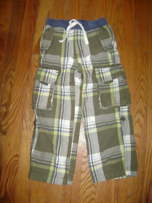 PANTALONES CARGO MINI BODEN NIÑOS PEQUEÑOS talla 5/5Y VERDE 100% ALGODÓN LINDOS Foto 1 de 4