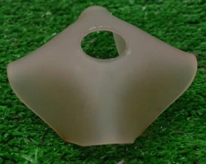 ANCIENNE TULIPE LUSTRE LAMPE DE CHEVET VERRE PLAFONNIER TRIPODE BOUILLOTTE - Imagen 1 de 3