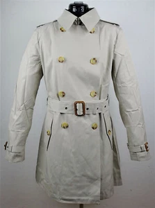 LAUREN RALPH LAUREN DB CLEAN TRENCH Damen Trenchcoat Beige Gr.M NEU mit ETIKETT - Bild 1 von 12