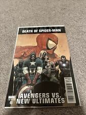 ULTIMATE AVENGERS VS THE ULTIMATES 6 DEATH OF SPIDER MAN TIE IN V 1 NICK FURY 