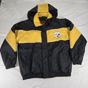 Size S Jeff Hamilton Pittsburg Steelers Jacket Distressed - Picture 1 of 24