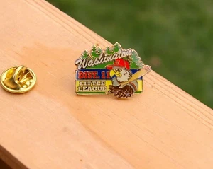 Dist. 11 Little League Baseball Softball Metal & Enamel Lapel Pin Pinback - Imagen 1 de 6