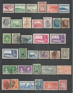 NEWFOUNDLAND VARIOUS MINT & USED 1880 to 1937 CV $93.05 - Picture 1 of 2