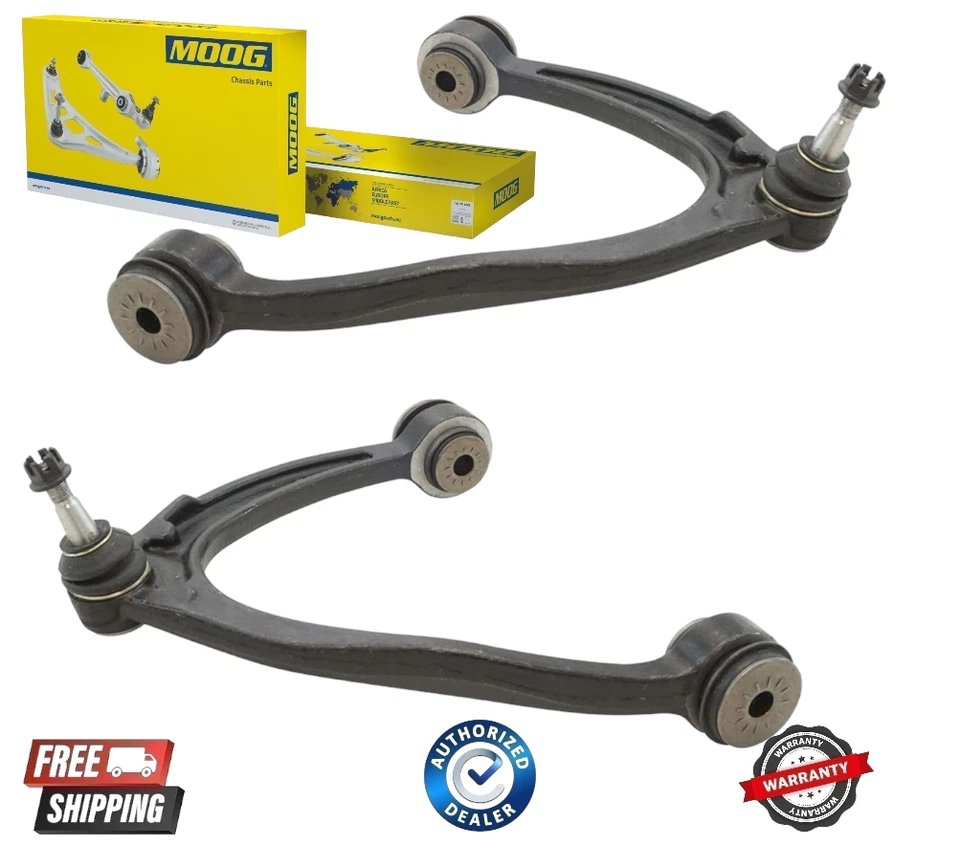 New Moog Front Upper Control Arm w/ Ball Joint Pair Kit 2pc Fit Tahoe Silverado - Image 1 of 1