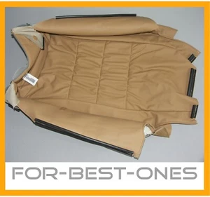 NUOVO coprisedile Porsche Cayenne 955 pelle 7L5881806 sandbeige seat cover new - Foto 1 di 11