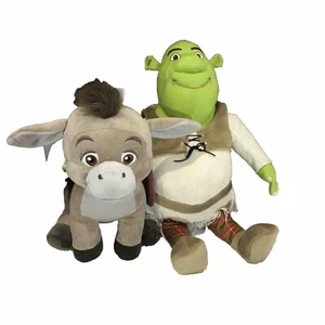Lote de Peluche Shrek Donkey Baby Dronkey Set Juguete 4D Universal Studios DreamWorks De Colección - Imagen 1 de 10