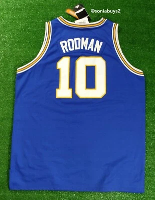 阿迪达斯RODMAN Savages高中复古篮球球衣,蓝色,尺寸54 (XXL) — 第 1/4 张图片