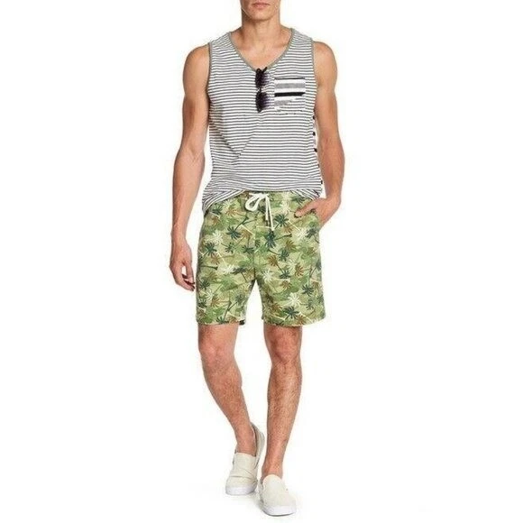 Sovereign Code Los Angeles Mens Shorts Size M Skedaddle Palm Trees Print NWT - Image 1 of 4