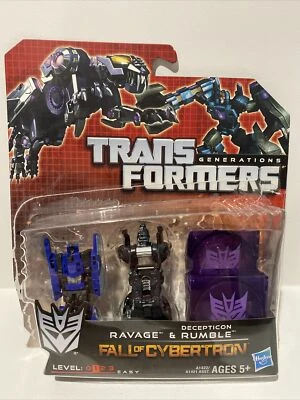 Hasbro-Transformers-Generations-Fall of Cybertron-Ravage & Rumble Foto 1 de 2