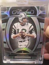 JOE NAMATH 2022 Panini Flawless BLACK DIAMOND Jets True #’d 1/1 ONE OF ONE !!!!