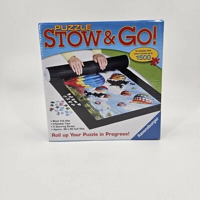 Ravensburger Puzzle Stow and Go Storage Roll Up Mat 46”X26” New Sealed 81461 - Image 1 of 4