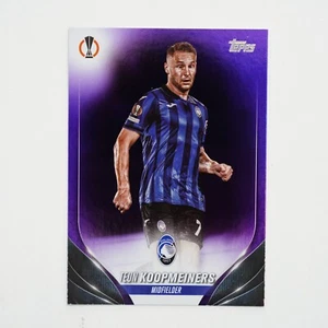 2023-24 TOPPS UEFA Club Competitions Flagship Teun Koopmeiners Purple /299 #88 - Picture 1 of 2