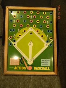 Vintage Baseball Magnet Dartscheibe Safe T Back - Bild 1 von 6