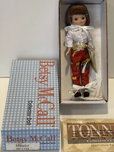 Rare Betsy McCall Matador Tiny Limited Edition Collector 8" Doll 2003 Tonner NIB - Picture 1 of 6
