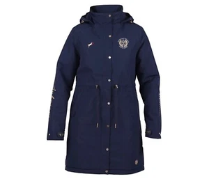 Shires Aubrion Team Waterproof Coat Navy - 8653, Adjustable, Taped Seam, Vents - Picture 1 of 7
