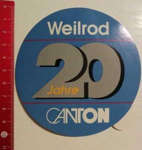 Aufkleber/Sticker: Canton Weilrod 20 Jahre (22041746)  - Bild 1 von 1