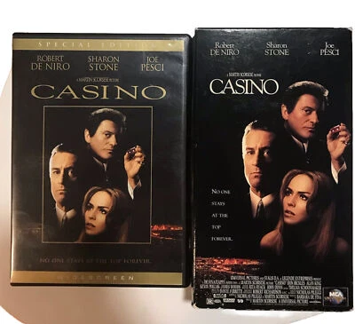 CASINO Special Edition DVD + VHS 1995 Movie Robert De Niro Joe Pesci - Image 1 of 3