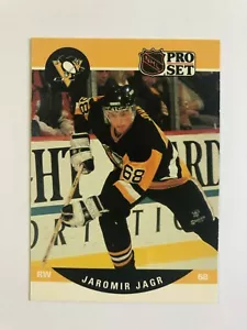 Tarjeta de novato 1990 Pro Set Pittsburgh Penguins Jaromir Jagr #632 - Imagen 1 de 2