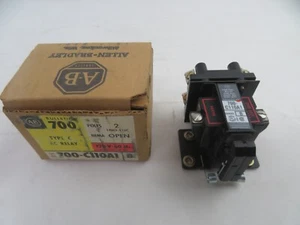 ALLEN BRADLEY 700-C110A1 SER B CONTROL RELAY 120VAC COIL - Picture 1 of 7