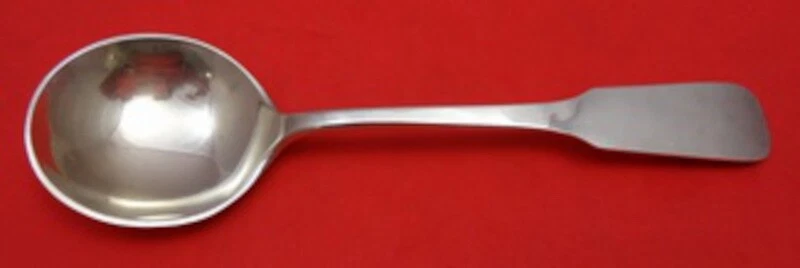 Moulton by Old Newbury Crafters ONC Sterling Silver Cream Soup Spoon 6 3/8" - Image 1 of 1