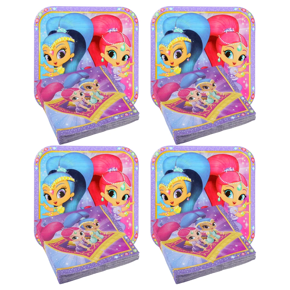 Shimmer & Shine - Party Plates & Napkins Set - - Image 1 of 1