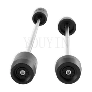 Deslizadores de eje de horquilla de rueda protectores contra choques para Kawasaki ZX-6R 09-20 Ninja 636 650 - Imagen 1 de 17