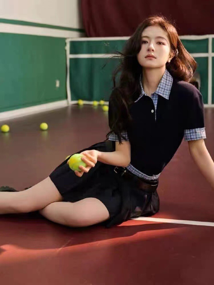 Tシャツ・カットソー Miu Miu Cropped Polo T-Shirt With Horizontal Stripes miu miu shirt products for sale | eBay