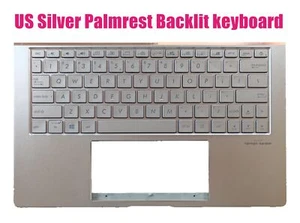 Teclado retroiluminado con reposamanos de EE. UU. para Asus UX334F UX334FA UX334FLC UX334FAC - Imagen 1 de 2
