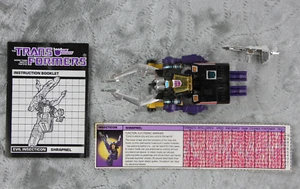 Transformers Decepticon Insecticon Shrapnel Original First Generation G1 w card - Picture 1 of 4