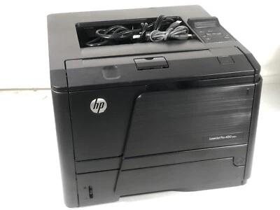 HP Laserjet Pro 400 M401n Workgroup Laser Printer With Cables + Black Ink Toner - Image 1 of 4