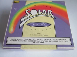 Various The Solar Box Set (6xCD Box Set) COMPLETE EX C RARE Electro, Soul Disco - Picture 1 of 4