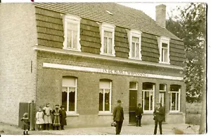 Belgium Sint-Denijs-Westrem - In de Klok af Spanning Clock Shop 1913 cover PPC - Picture 1 of 3