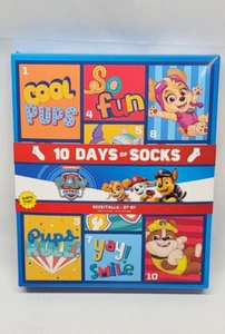 Paw Patrol - 3-5 Toddlers - 10 Days of Socks Advent Calendar - BRAND NEW - Picture 1 of 2