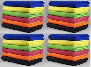 Pack 1x 3x 6x Microfibre Home Kitchen Car Valeting Polishing Paños de limpieza - Imagen 1 de 6