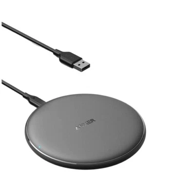10w Max Wireless Charging Pad Anker PowerWave 4ft Micro Usb Cable 18w Adapter - Image 1 of 4