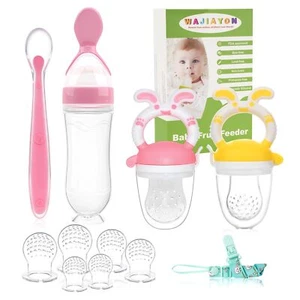Baby Fruit Feeder Pacifier 5 Pack | 2 Baby Fruit Food Feeder Pacifier & 1 Baby F - Picture 1 of 6