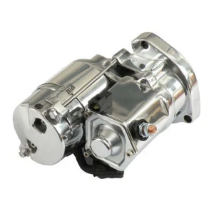 Spyke Motorcycle Starter Motor Polished - 1.4KW For 94-06 BT Excl. 2006 Dyna NU - Picture 1 of 1