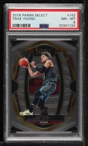 2018-19 Panini Select Premier Level Trae Young #142 PSA 8 Rookie RC