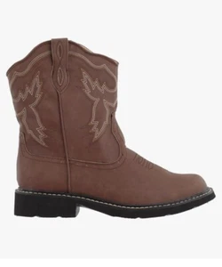 ROPER Womens Chunk Rider Embroidery Round Toe Casual Boots Ankle SIZE US 8.5 - Picture 1 of 8