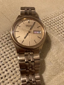 Men’s Seiko Gold Tone Watch Working - Picture 1 of 7