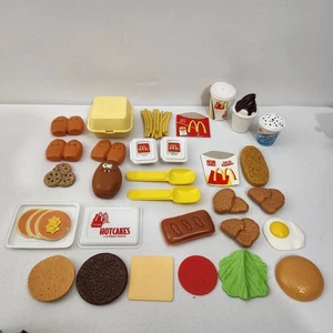 1988 2001 McDonalds CDI Play Food Set Pretend Toy McNuggets Mcflurry Pommes - Bild 1 von 16