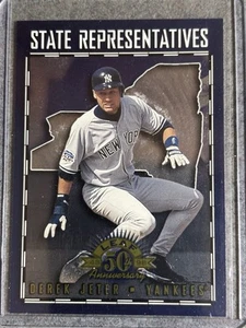1998 Leaf State Representatives Derek Jeter #0025/5000 - Picture 1 of 2